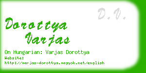 dorottya varjas business card